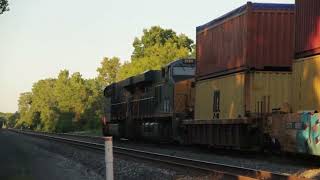 Q010-17 CSX intermodal freight from Illinois to New Jersey