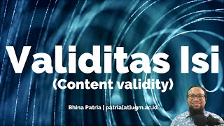 Validitas isi | Content validity