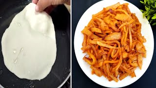 5 Minutes Evening Snacks Recipe I Flour Snacks Recipes | New Evening Snacks Recipe I Easy Recipe