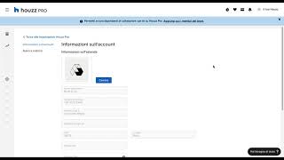 Houzz Pro Aggiungere logo e informazioni