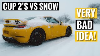 The Snow Day | Porsche 718 Cayman GT4 VS Snow!!!