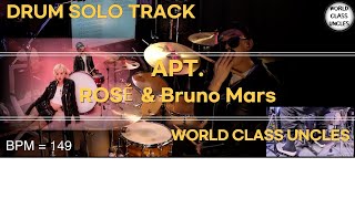 [DRUM SOLO TRACK] APT. - ROSÉ & Bruno Mars [ drum cover, score, drum sheet ]