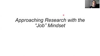 GradTrack Quick Tip - Ángel Santiago: Approaching Research with a Job Mindset