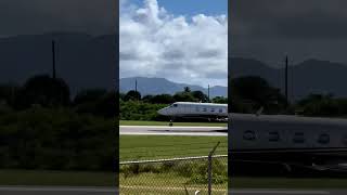 (4K) Flexjet Gulfstream G450 land at Anguilla Airport AXA