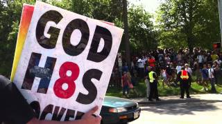 Westboro Baptist Church Parodies No H8 Campaign at Public High School