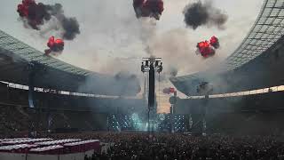 Rammstein "Du hast" Live Olympiastadion Berlin 16.07 Europa Stadium Tour 2023