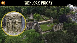 Wenlock Priory | English History | 4k Drone Footage