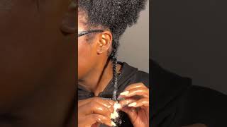 How to do three stand twist #howtostylenaturalhair #threestrandtwist #hairstyles