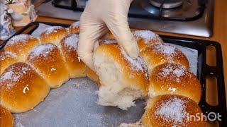 بريوش بمقادير جد بسيطة | Soffici brioches della nonna araba (sottotitoli in italiano)