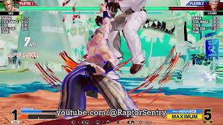 KOF XV Geese Anti-Air Shatterstrike Only Midscreen 100% TOD Combo (Mid Blue Raw Max)