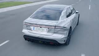 New 2021 Sony Vision S electric car   1st Test Drive on public roads