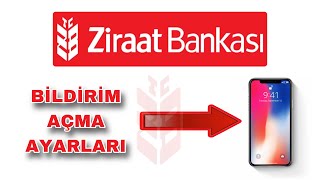 Ziraat Bankası SMS Bildirim Ayarları - Ziraat Bankası Bildirim Açma   #ziraatbankası