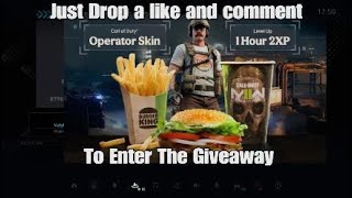 Burger King Code Giveaway in  Call Of Duty Modern Warfare 2