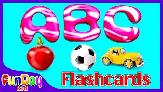 ABC Flashcards for Toddlers | Human Alphabet | Babies First Words | Preschool - @FunDayKid