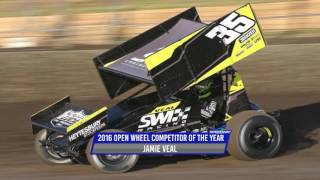 Jamie Veal, 2016 Open Wheel Competitor of the Year