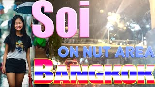 Soi Bangkok On nut area rainy Sukhumvit Rd Vol 27 Sep Mr Thanon