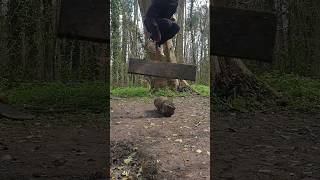 Scaffold Board Fail #fail #fails #short #shorts #stunts #funny #lol #tricks #skateboarding #skills