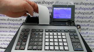 How To Load New Till Roll On The Casio SRS500 / PCRT540 / SRS820 Cash Registers