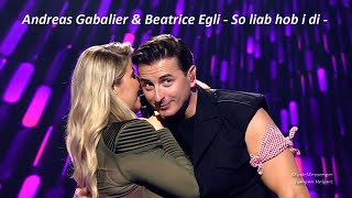 Andreas Gabalier & Beatrice Egli - So liab hob i di - | BEATRICE-EGLI-Show, 31.10.2024