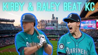 MARINERS POSTGAME: Raley & Kirby defeat Royals, 6-2 WIN! 23-19