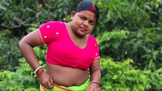 saree vlog/ आज पूजा जी पहनेगी न्यू साड़ी 🥻) chhat per Pani bhar Gaya 🤣#couple ♥️