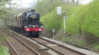 Leander flies through Hapton Station- 21/04/2023