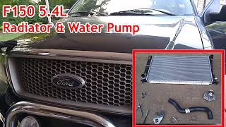 Ford F150 5.4L Radiator & Water Pump Replacement