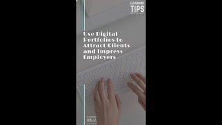 Use Digital Portfolios to  Attract Clients  and Impress  Employers