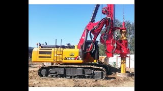 How to operating Sang piling rig