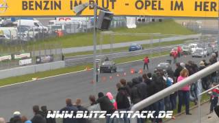 18. Opeltreffen Oschersleben 2013 - 1/8-Meile Opel Corsa A Turbo 2 Motoren vs. Opel Corsa A