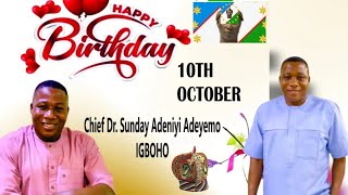 CONGRATULATIONS OLOYE SUNDAY ADEYEMO ÌGBOHO ÒÒṢÀ 10 /10 /2024