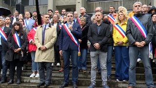 Cérémonie d'hommage à Lilian Dejean à Hôtel de Ville de Grenoble