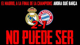 😡 SIEMPRE IGUAL 😡 MADRID 2-1 BAYERN Y PASA A LA FINAL DE LA CHAMPIONS ¿BARÇA, AHORA QUÉ?