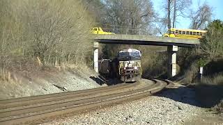 Norfolk Southern 370 Northbound  Manifest in Mableton, GA 02-09-2022©