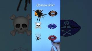 Spooky Vibe | Halloween Emoji Lip Drawing #spooky #halloween #lipdrawing #viral