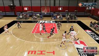 Russ Westbrook nba 2k21 new gen sliding thru traffic in rec