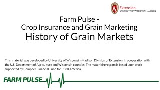 History of Grain Markets