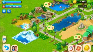 Penguin 🐧♥️ in Zoo I Township Mobile Game 🏡 🌴 🎮