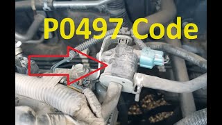 Causes and Fixes P0497 Code: Evaporative Emission System Low Purge Flow