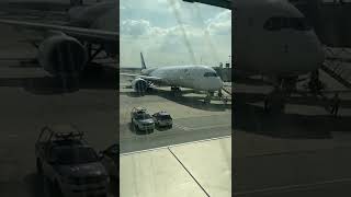 A350-900 (HS-THH) at Suvarnabhumi Airport awaiting for its departure as TG435 to Jakarta