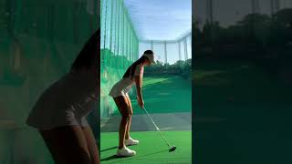 Beautiful Korean lady golfer's swing. Eun Sun Kim 3rd. #Beautiful #Golf #shorts