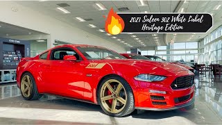 New 2021 Saleen 302 White Label Heritage Red Edition