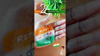 Happy Republic day 🇮🇳 ❤️ #shorts #trending #shortvideo #youtubeshorts #handpainting #india #viral