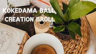 How to make a Kokedama string ball