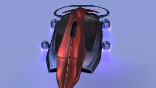 futuristic vehicle animation test 1