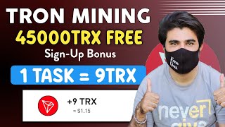 TRX BNB ETH USDT Airdrop | Profit Website 2024✅| Make Money Every⭐ 45000TRX Sign-Up Bonus | 39% Earn