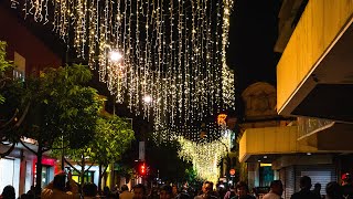 Paseo de la Sexta Avenida, Decoración Navideña, Ciudad de Guatemala