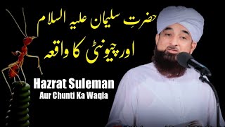 Hazrat Suleman Aur Chunti Ka Waqia! | Allama Muhammad Raza Saqib Mustafai