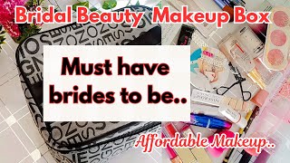 Bridal Beauty Box on budget|Must have Products for Bride| Affordable & Branded Products