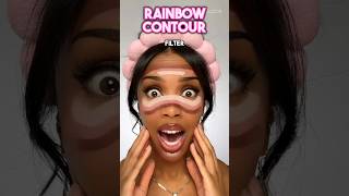 CUTE ✅ or FAIL?❌ Rainbow Contour Filter 😳🤎